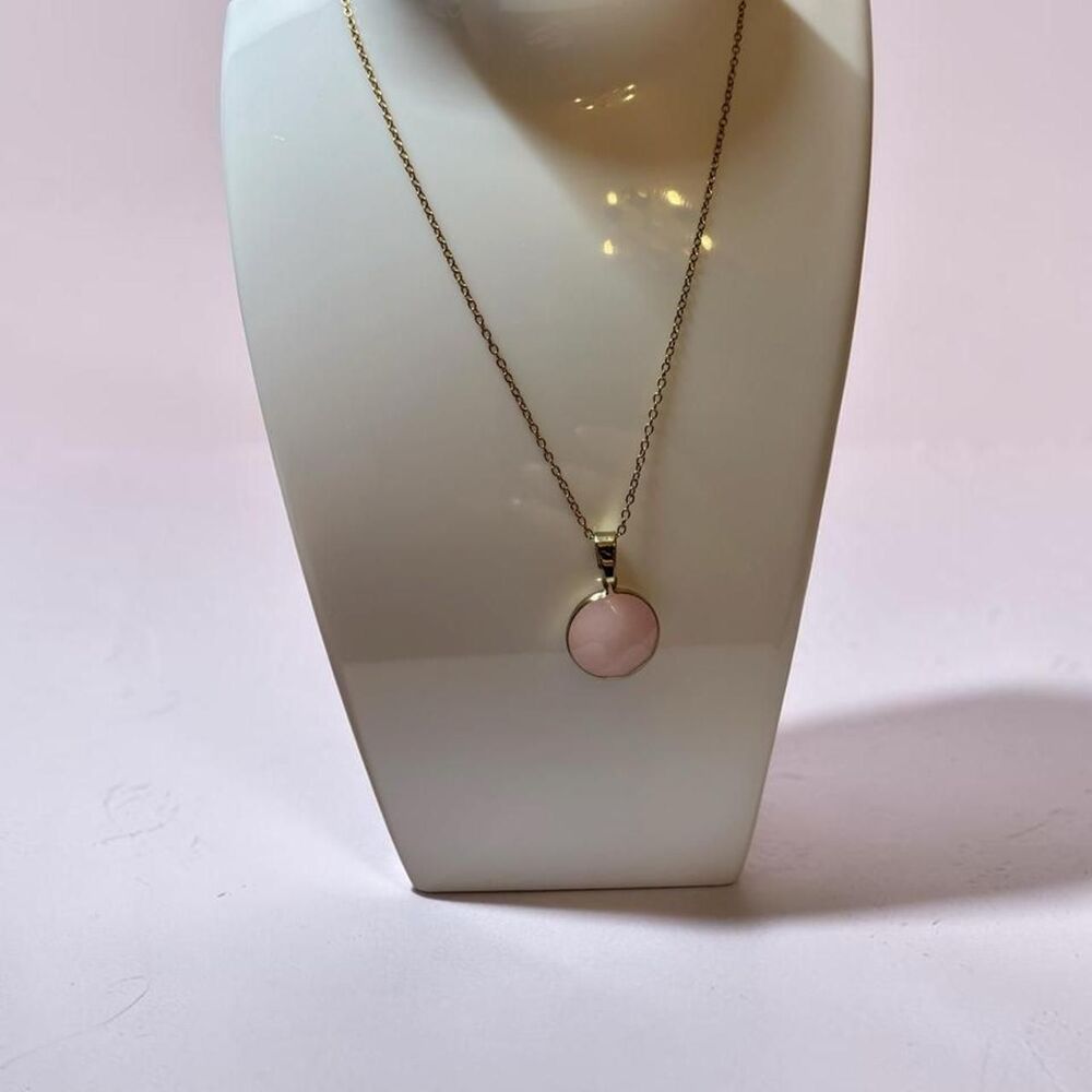 Pink-rose Women's Gold and Pink Jewellery - Picture 4 of 6